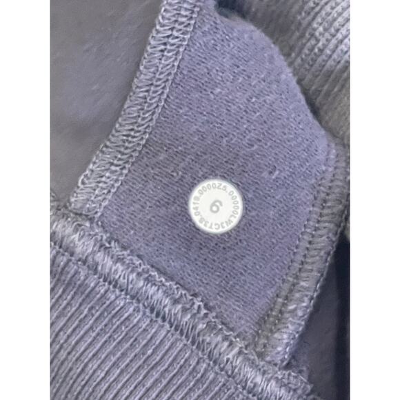 Lululemon Scuba Crew Sweatshirt Women's Size 6 Washed Purple Quartz - Picture 4 of 6